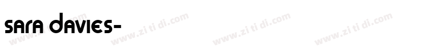 Sara Davies字体转换